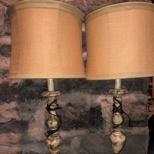 Set of custom interior lamps